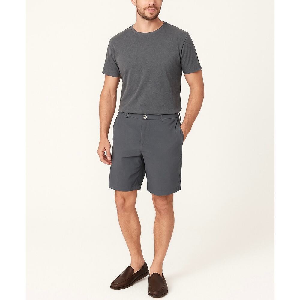 Tommy Bahama 100% Silk Casual Shorts Gray Size 40